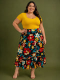 Falda floral