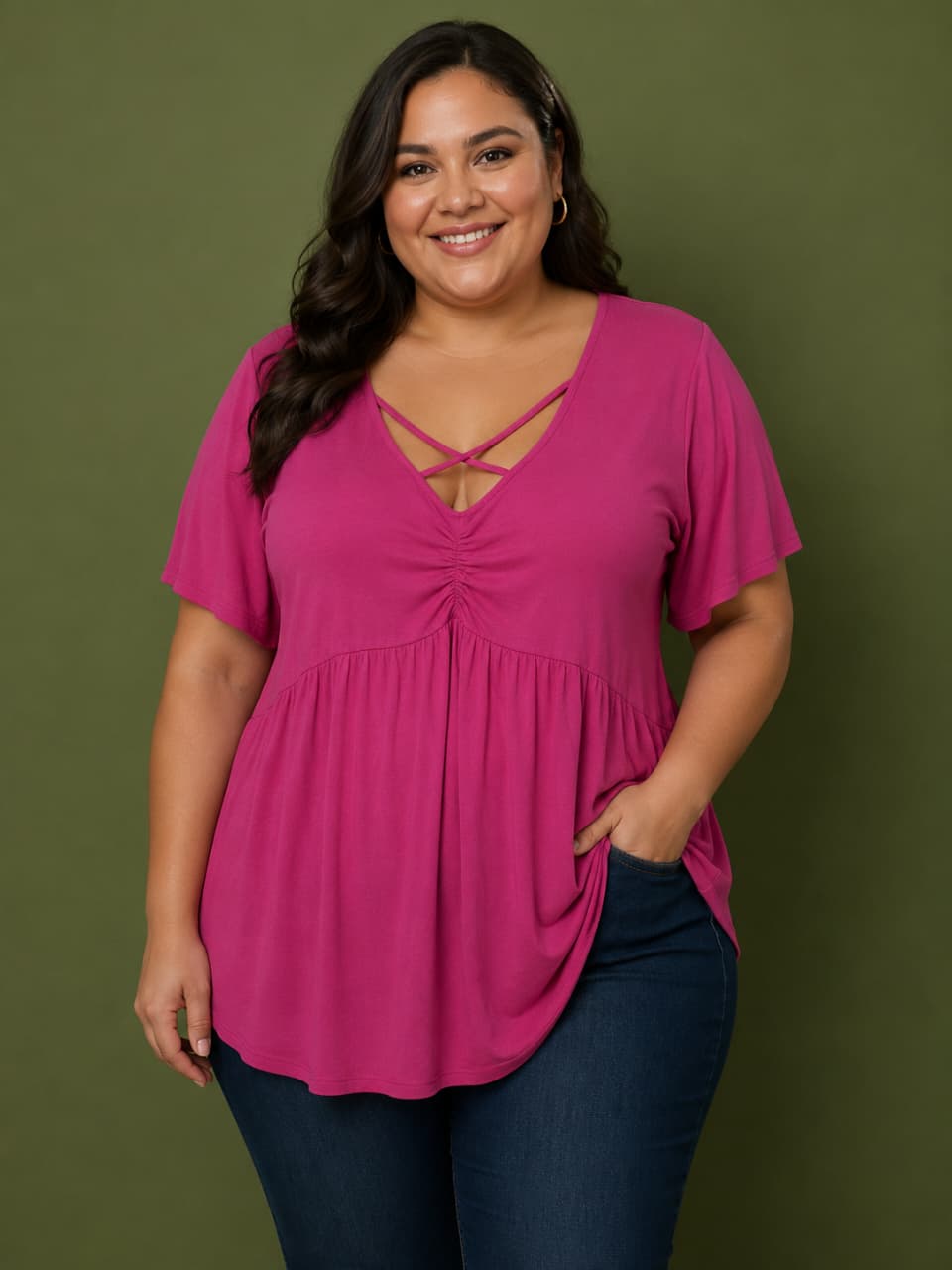 Blusa Fucsia