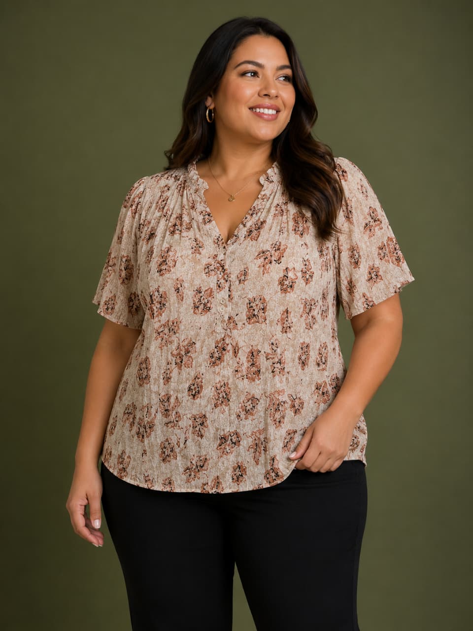 Camisera floral