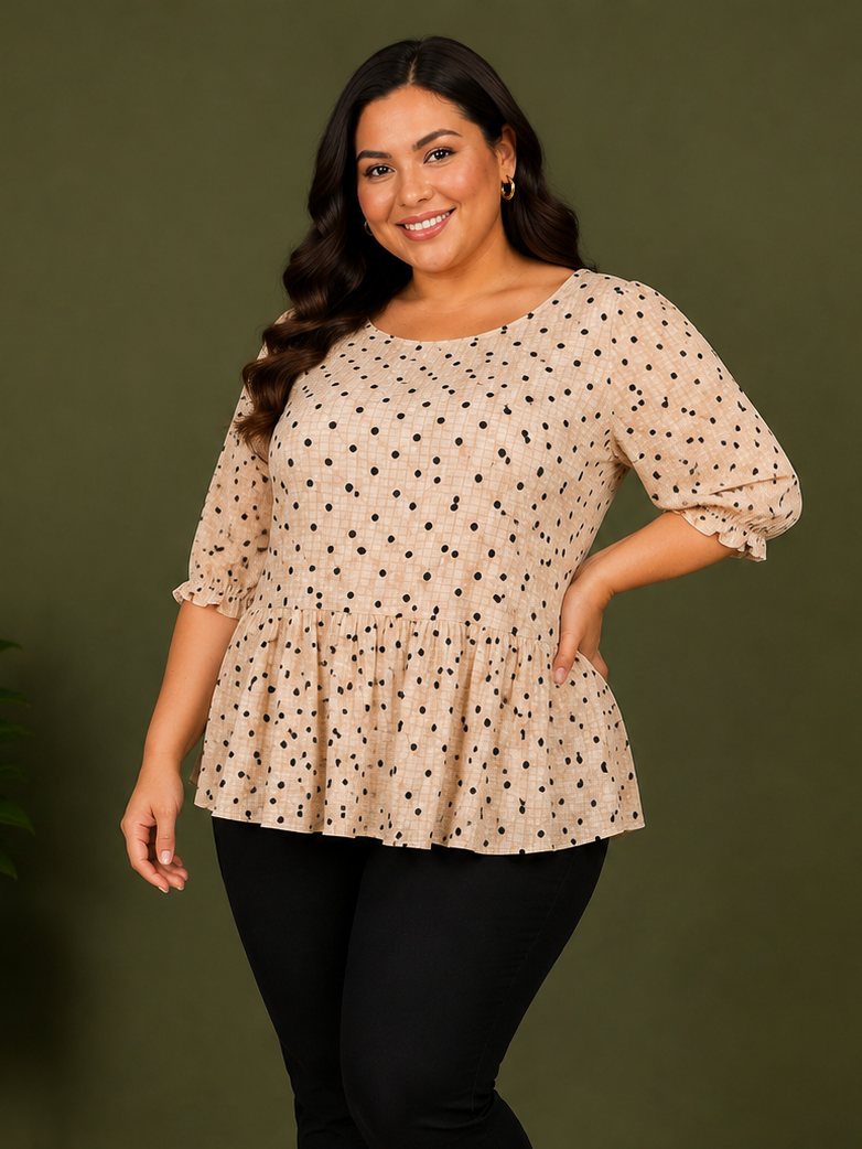 Blusa de lunares